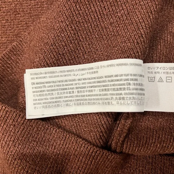 Abercrombie & Fitch Women’s Mock Neck Sweater Brown Dress Size XSP - Picture 5 of 7